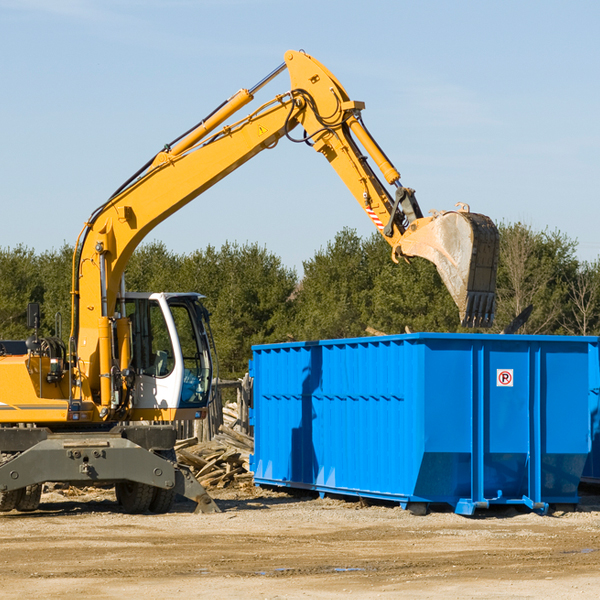 are there any restrictions on where a residential dumpster can be placed in Hendersonville